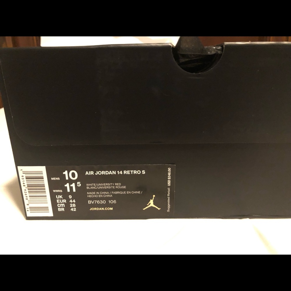 ❌SOLD***JORDAN 14 RETRO SUPREME WHITE🔥🏀🔥🔥🙌 - Picture 8 of 16